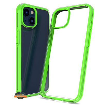 For Motorola Moto G 5G 2023 Transparent Back Hybrid Shockproof Protection Color TPU Frame Hard PC Gummy Slim Fit  Phone Case Cover