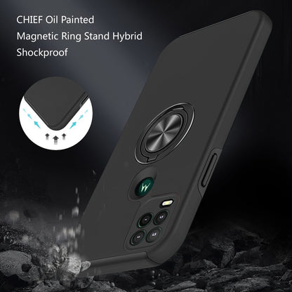 For Motorola Moto G Stylus 5G 2021 Hybrid 360 Rotatable Invisible Ring Stand Holder Fit Magnetic Car Mount Shockproof Slim  Phone Case Cover