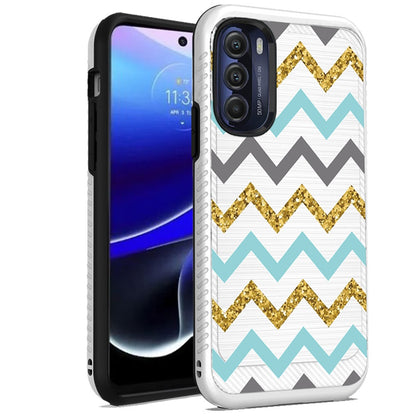 For Motorola Moto G Stylus 5G 2022 Design Printed Pattern Fashion Brushed Texture Shockproof Dual Layer Hybrid TPU  Phone Case Cover