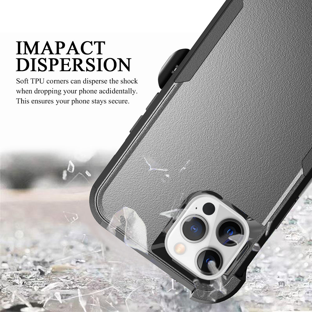 For Apple iPhone 14 /Plus Pro Max Heavy Duty Holster Kickstand Belt Clip Combo Hard Rugged Hybrid  Phone Case Cover