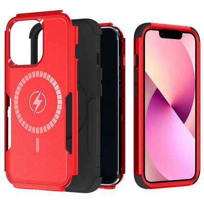 For Apple iPhone 13 Pro /6.1" Hybrid Heavy Duty Compatible with MagSafe Drop Protective Tough Rugged Slim Shockproof  Phone Case Cover